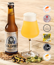 Charger l'image dans la galerie, Les5CAVES - Pack x12 Bières Colomba blanche 5° 12x33cl - bière Corse aux herbes du maquis, France