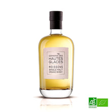 Charger l'image dans la galerie, Whisky Français Domaine des Hautes Glaces Single Malt Orge Cuvée Moissons 44,8° 70cl - Agriculture Biologique