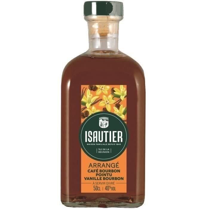 Rhum Isautier - Arrangé Banane Flambée - Rhum arrangé - La Réunion - 40%vol - 50cl