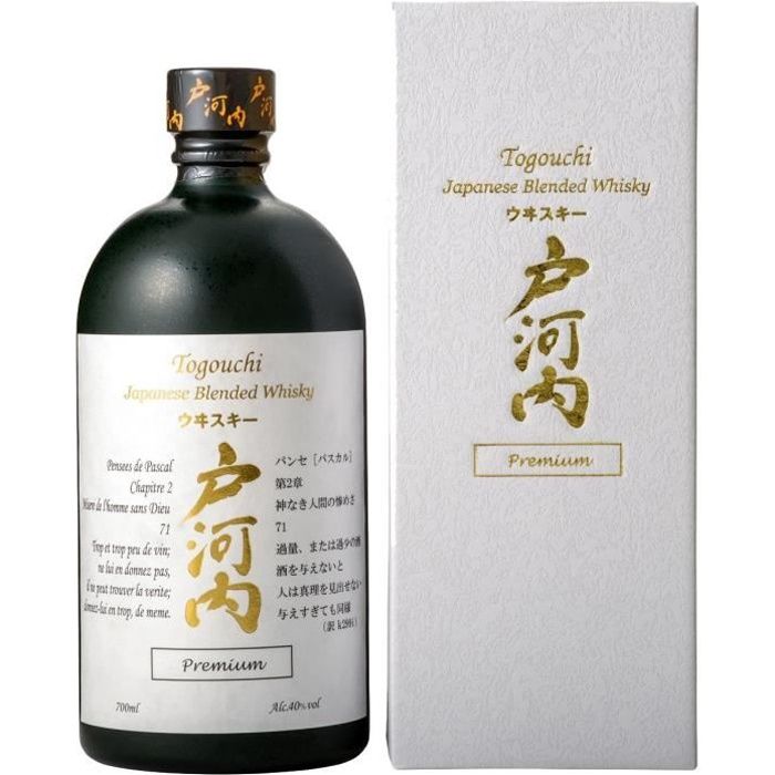 Whisky Togouchi Premium -Blended whisky - Japon - 40%vol - 70cl sous Étui