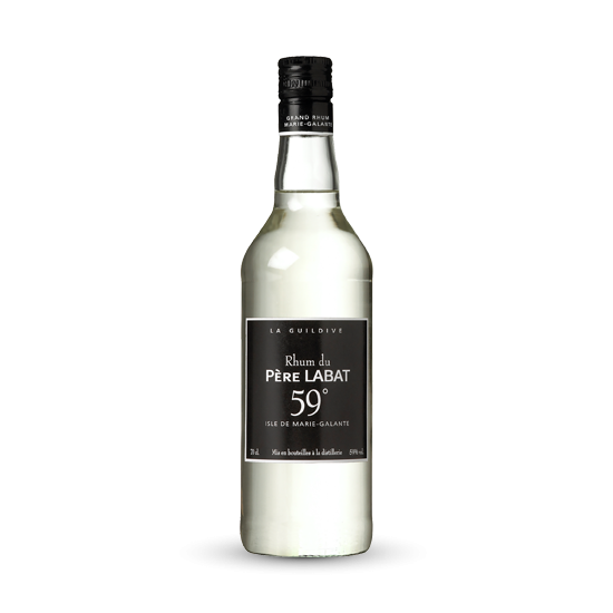 Les5CAVES - PERE LABAT BLANC 59° Rhum blanc agricole Bouteille 70CL