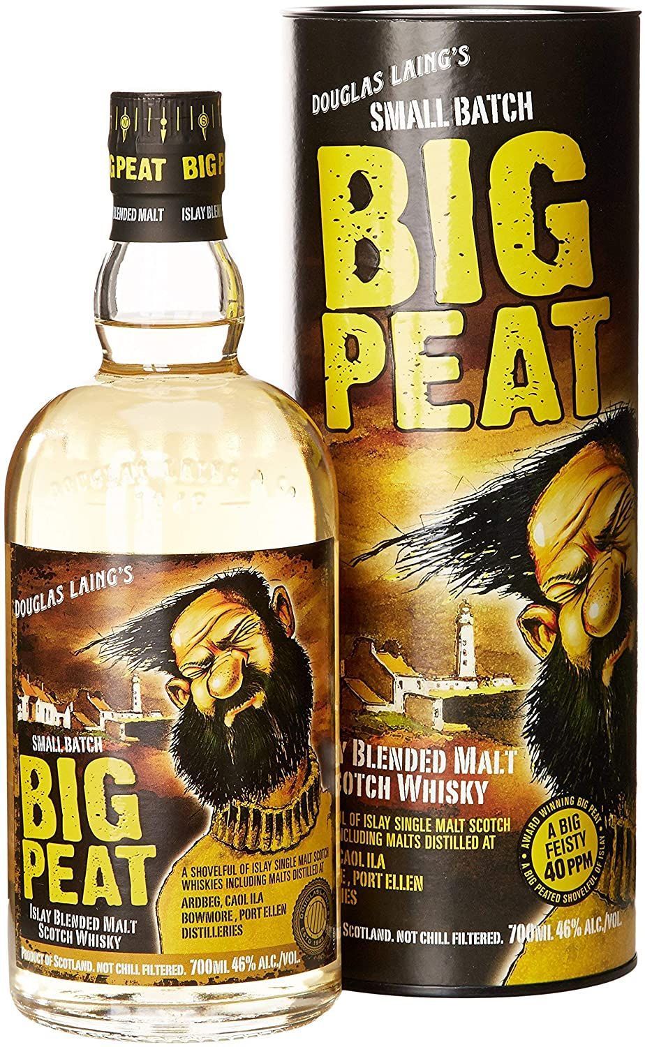 Les5CAVES - Big Peat Scotch Whisky Ecossais, Douglas Laing, Islay Blended  Malt, 70CL