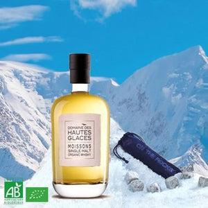 Les5CAVES - Whisky Français Domaine des Hautes Glaces Single Malt Orge Cuvée Moissons 44,8° 70cl - Agriculture Biologique