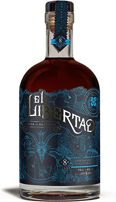 Les5CAVES - Rhum El Libertad 8 Ans Dark Oak Spiced 48,1° - 70 cl