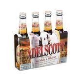 ADELSCOTT Pack de 4 Bieres aromatisées au malt de whisky 5.8° - 33 cl