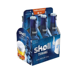 SKOLL Pack de 6 Bieres aromatisées Tuborg 6° - 33 cl