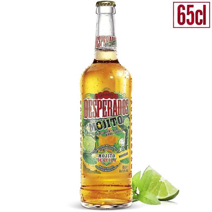 DESPERADOS MOJITO Biere aromatisée tequila / menthe - 65 cl