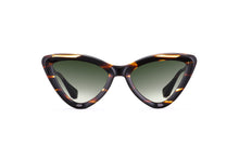 Charger l&#39;image dans la galerie, Lunettes de Soleil Femme Authentique Gigi Barcelona FLORENCE Acétate marron, verres CR39 marron et miel tortue et vert

