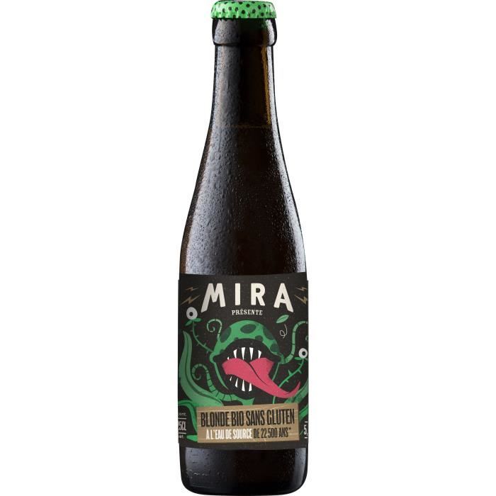 Mira - Biere Blonde - Bio - Sans gluten - 5.6% Vol. - 25 cl