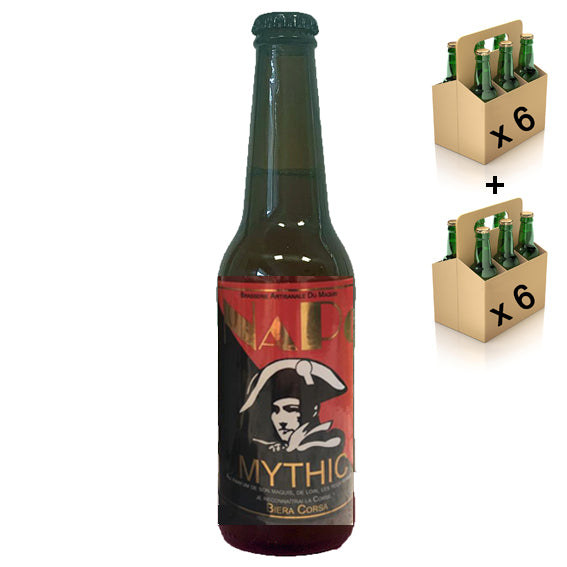Pack x12 Bières La Napo Mythic 6° 12x33cl - bière artisanale Corse, France