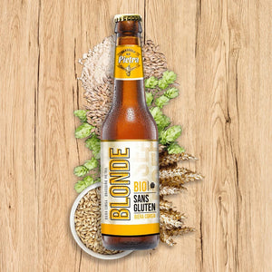 Pack Pietra Bière Corse blonde bio sans gluten 5,5% bouteille 12x33cl - Corse