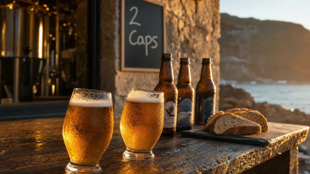 Brasserie artisanale des 2 caps : bières en dégustation boutique