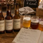Brasserie artisanale gasconha : étiquette de bière locale