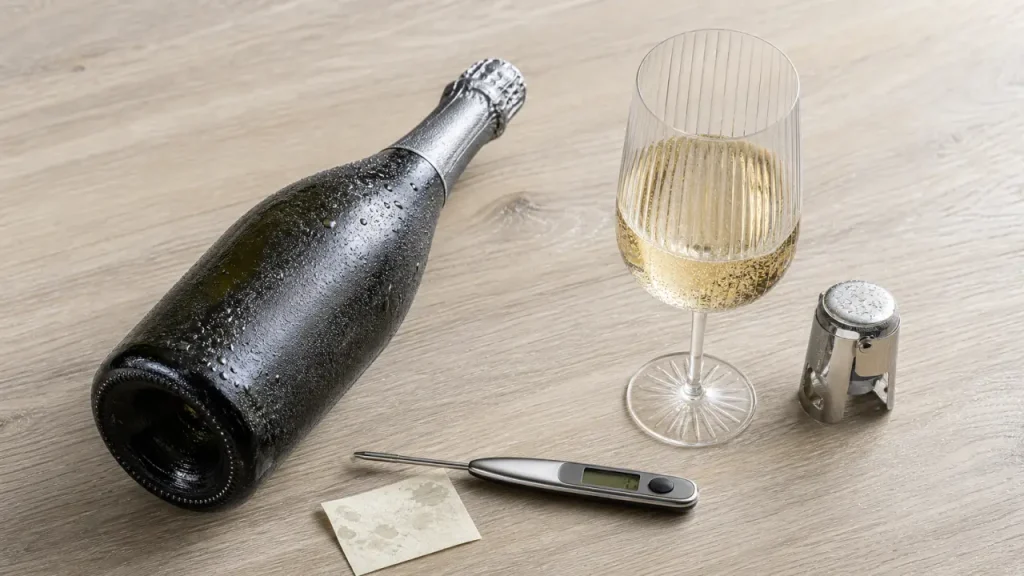 Champagne au frigo combien de temps : fermé ou ouvert ?