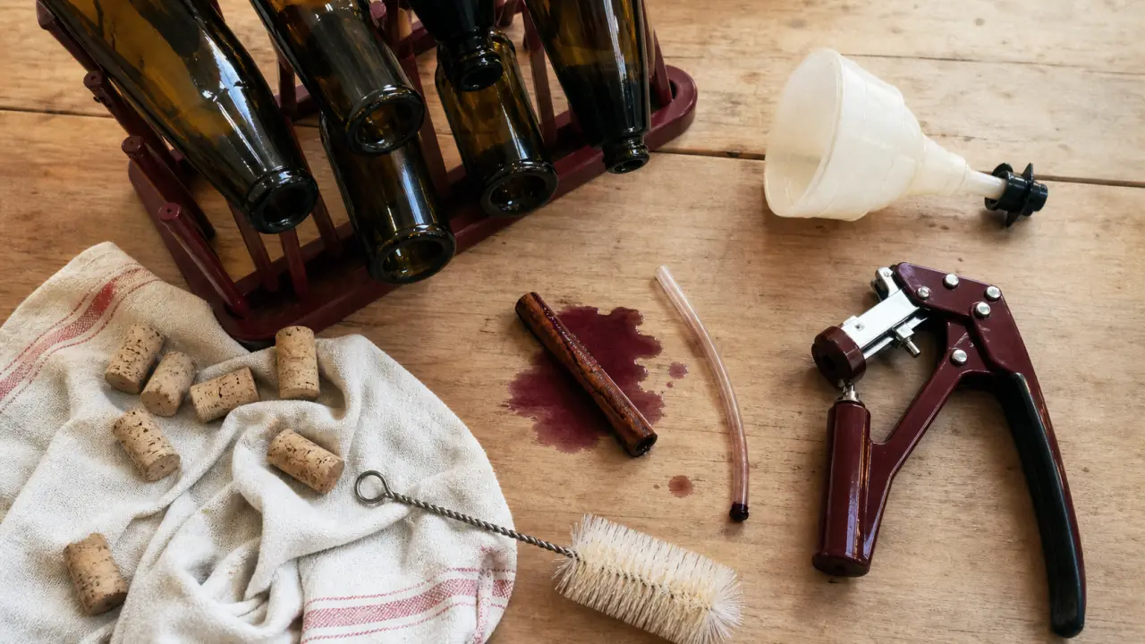 Embouteiller vin : température, dégarni et bouchage, sans oxyder