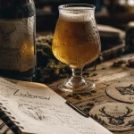 Zoobrew brasserie artisanale : bière artisanale dorée et fraîche sur table