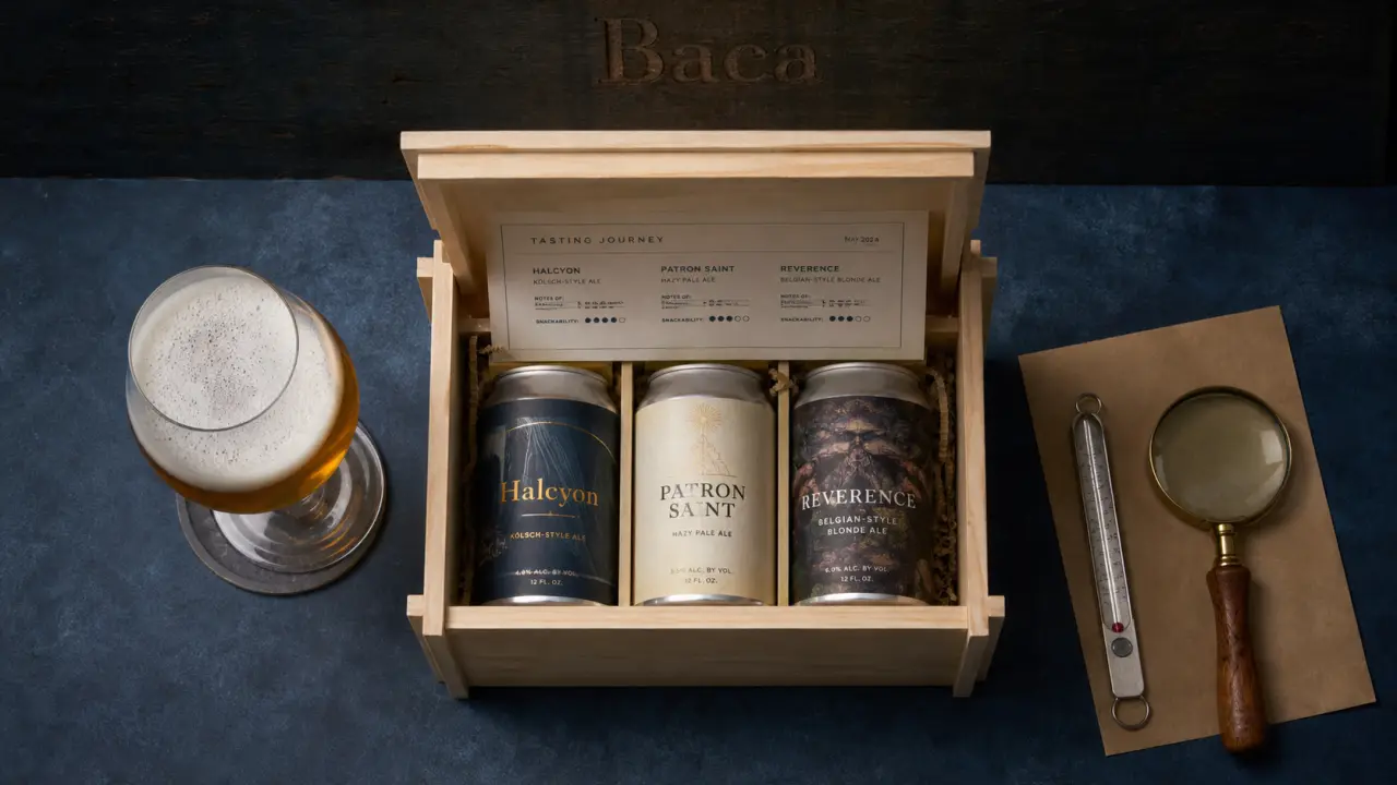Baca brasserie artisanale : canettes, bière blonde et dégustation