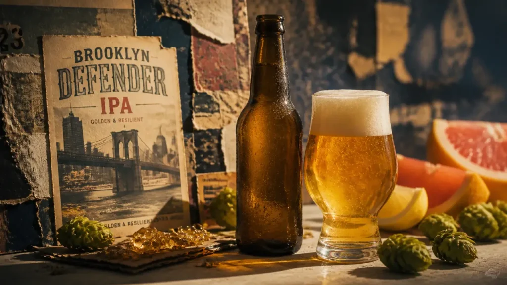 Brooklyn Defender IPA : 5,5 % d’alcool, agrumes et finale sèche avant d’acheter