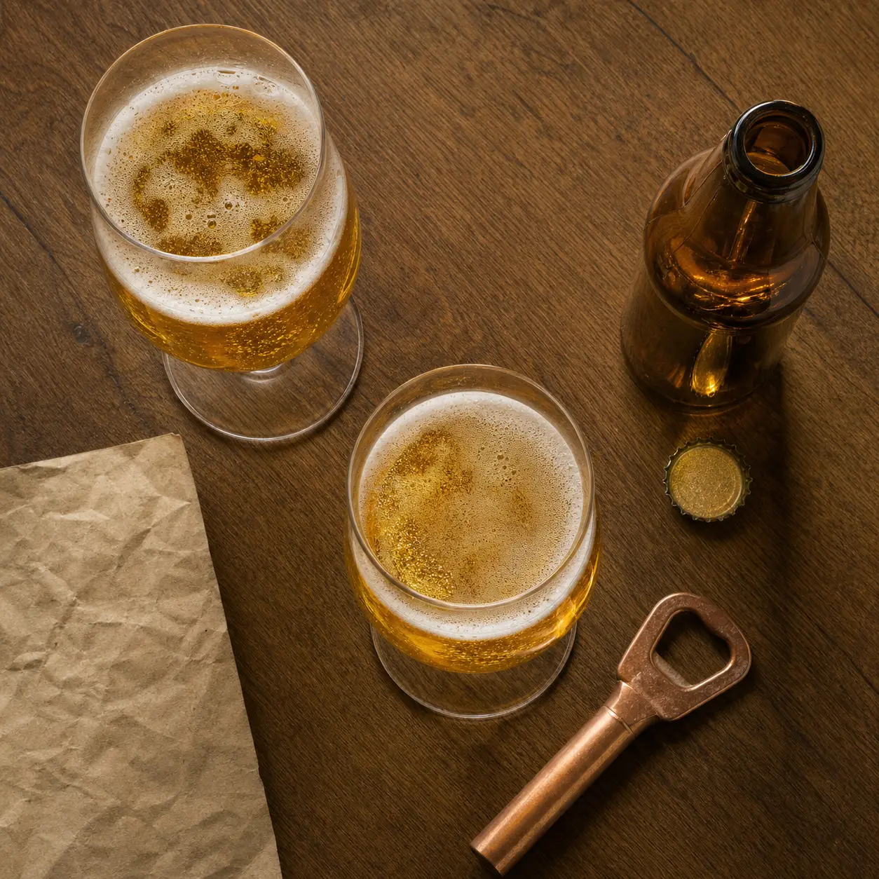 biere golden : Golden Ale, Golden Strong et Triple belge, verres et mousse