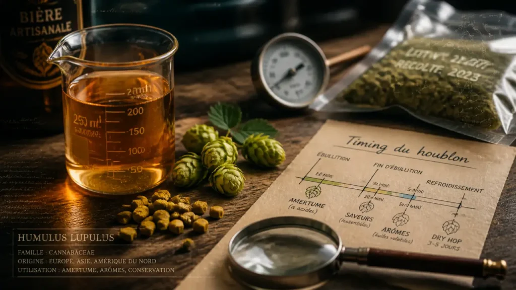 Houblon dans la bière : amertume, arômes et conservation