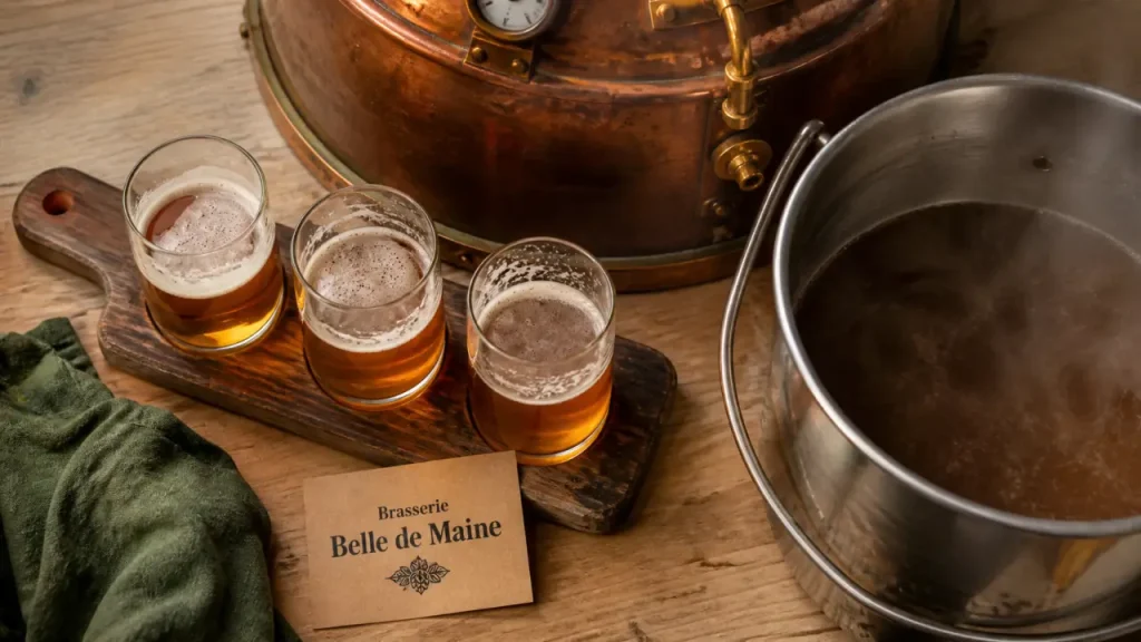 Belle de Maine à Bouchemaine, la micro-brasserie bio aux 6 bières permanentes et brassins trimestriels