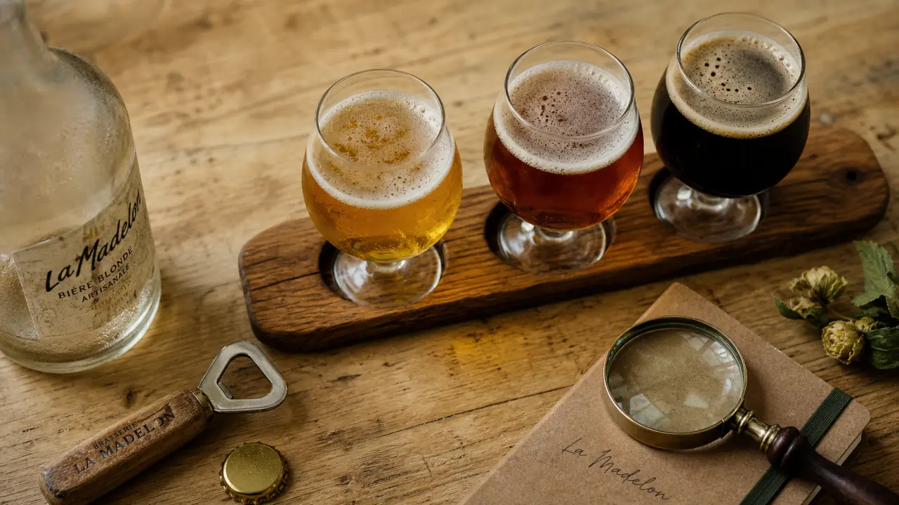 Brasserie artisanale La Madelon : bière blonde, ambrée et brune à déguster