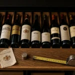 Clayette cave à vin en bois, bouteilles couchées