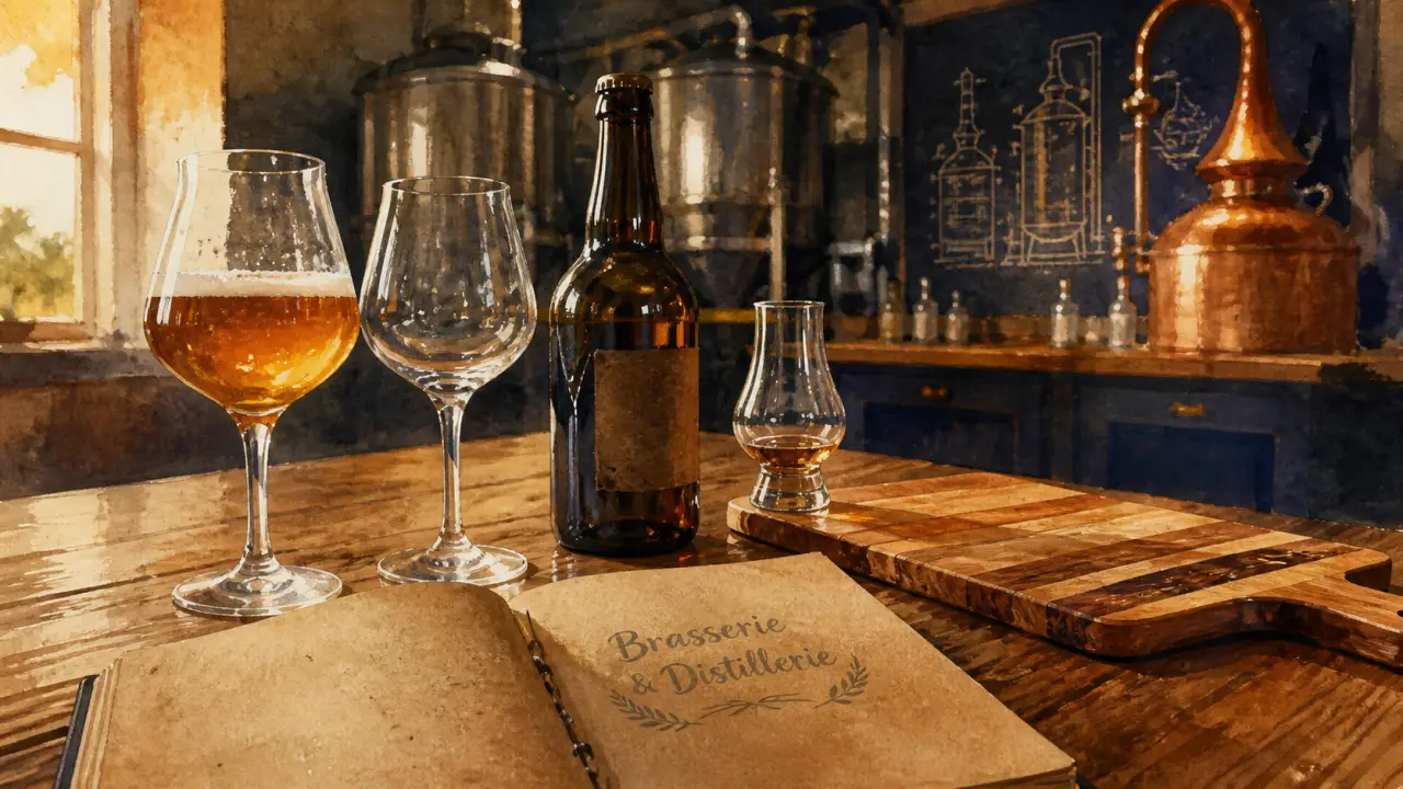 Dégustation : la rouget de lisle, brasserie artisanale et distillerie dans le Jura