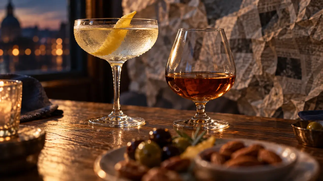 Aperitif digestif : deux verres, profils aromatiques, apéritif et digestif
