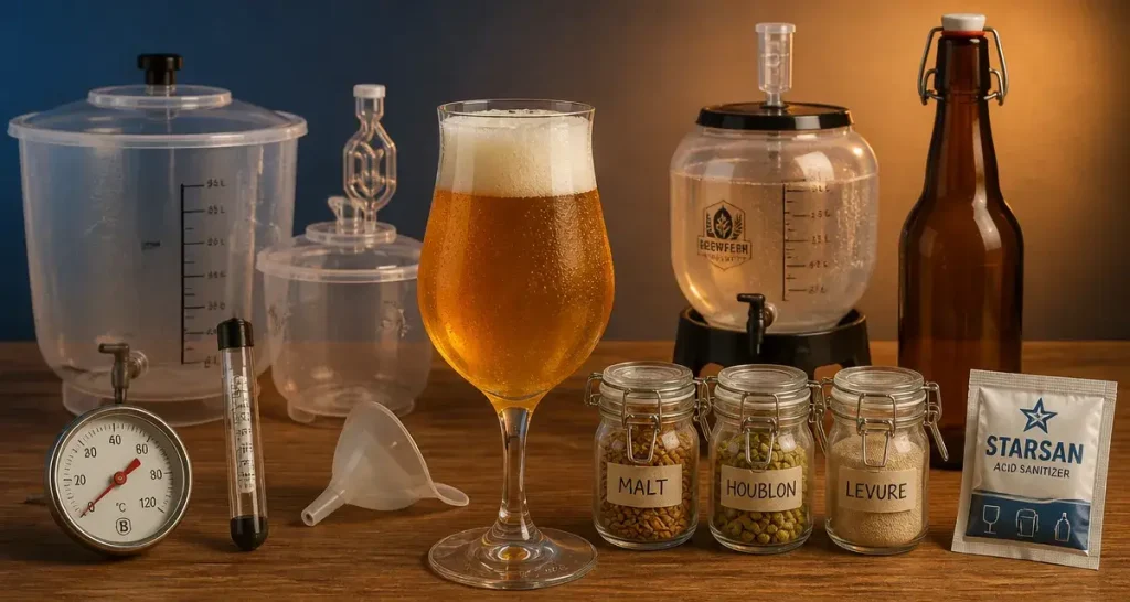 Fabriquer sa bière maison : étapes, ingrédients et matériel pour réussir son premier brassin