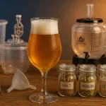 Fabriquer biere maison : cuve, fermenteur, malt, houblon, levure
